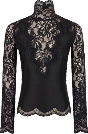 Paco Rabanne Top a maniche lunghe - Nero