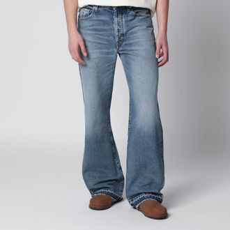 Gallery Dept. Medium blue washed-effect jeans