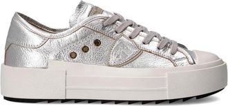 Philippe Model Paris Haute Tennis Sneakers - Dames - Sneakers - Grijs - 38 EU - Katoen - Schoenen