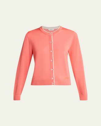 Versace Fine Wool Cardigan