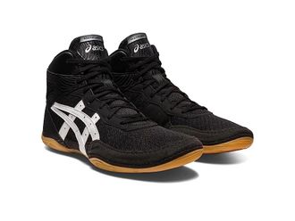 Asics Mens Matflex 7 Wrestling Shoe Mens Shoes Black/White : 9.5 D - Medium, Synthetic