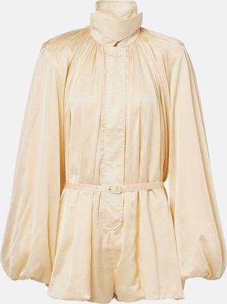 Rotate Satin playsuit