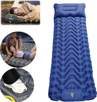 OEM Colch&oacute;n De Aire Autoinflable Para Camping, Colchoneta Inflable Port&aacute;til Para Dormir, Colch&oacute;n Inflable Accionado Con El Pie, 198 X 70 Cm