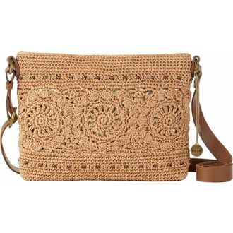 The Sak Melrose Crossbody Leather Bag in Bamboo Medallion at Nordstrom