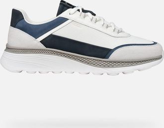 Geox Scarpe Spherica Actif X1 Man Bianco/blu Navy