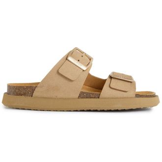 V.Gan Womens Vegan Fenugreek Comfort Footbed Sandals - Taupe - Size UK 4