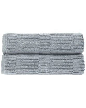 Alexis Alexis Antimicrobial Oxford Bath Sheet, Pack Of 2