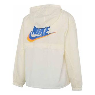 Nike (WMNS) Nike Nsw Icon Clash Jacket SS22 Athleisure Casual Sports Hooded Jacket Autumn Light Yellow DJ5375-111