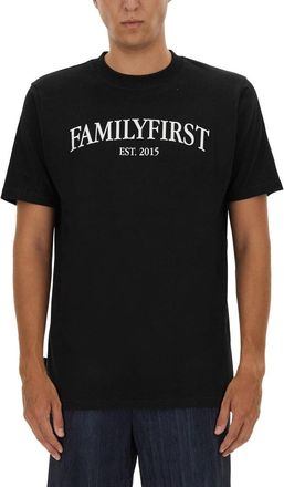 Family Fir$t Milano T-Shirt With Logo-Uomo