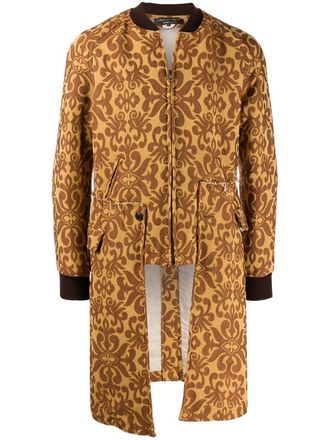 Comme Des Garçons double layer coat - Neutrals