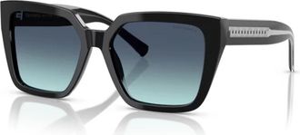 Tiffany & Co. TF 4235 Zonnebrillen - Dames - Zonnebrillen - Zwart - 55 MM - Accessoires