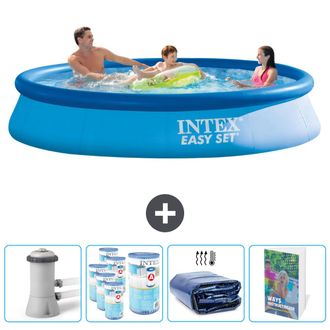 Intex Piscina Easy Set Redonda - 366x76 Cm - 7-piezas Scb102