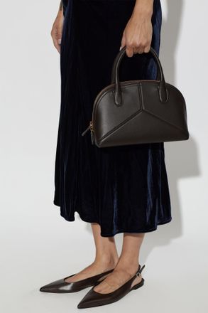 Victoria Beckham Leather Bag Doctor Small, Womens, Brown