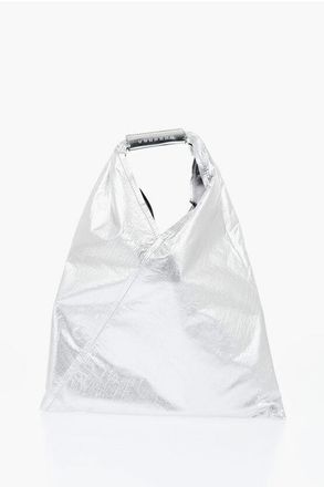 Maison Margiela MM6 Metallic Fabric Handbag size Unica