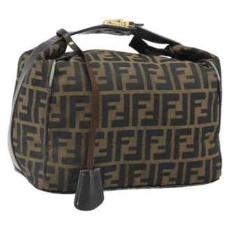 Fendi Mini Borsa Pre-owned in Tela - - Pre-owned - Donna - Marrone - ONE SIZE