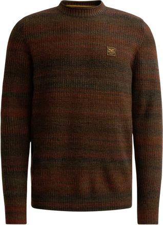 PME Legend Ronde hals gebreid - Heren - Truien - Bruin - Maat: XL