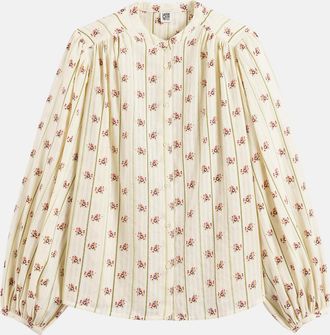 La Redoute Collections Overhemd met maokraag, oversized, bloemenprint, Signature LISE