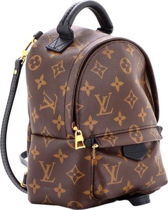 Louis Vuitton Brown Monogram Canvas Palm Springs Mini (Authentic Pre-Loved)