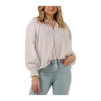 Ruby Tuesday Overhemden, Dames, Wit, L, Witte Inoa Top Blouse