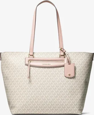 Michael Kors Jet Set Travel Extra-Large Signature Logo Tote Bag
