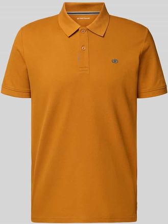 Tom Tailor Regular Fit Poloshirt aus reiner Baumwolle in Senf, Gr&ouml;&szlig;e S