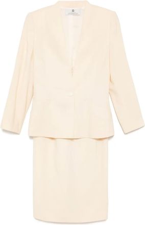 Givenchy Tailleur con gonna 1990-2000 - Giallo
