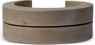 Parts Of Four Crescent Crevice bracelet (30mm) - unisex - Silver Plated Brass - M - Neutrals