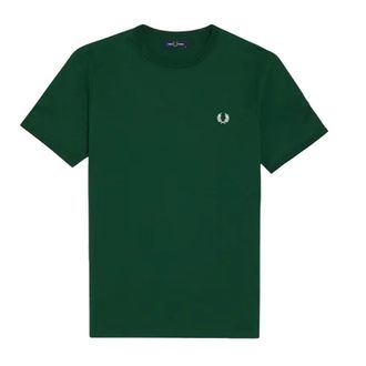 Fred Perry Heren Ringer T-Shirt (Groen)
