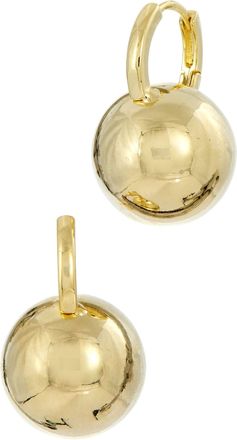Savvy Cie Jewels 18K GOLD PLATED BALL DROP EARRING