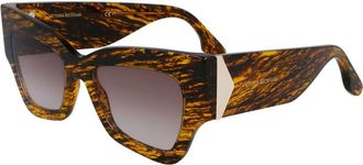 Victoria Beckham Brown Acetate Womens Sunglasses
