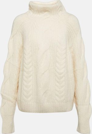 Jardin Des Orangers Cable-knit cashmere turtleneck sweater