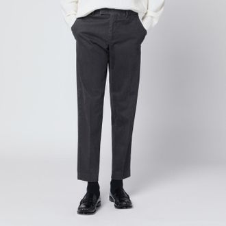 Pantaloni Torino Gray Cotton Trousers