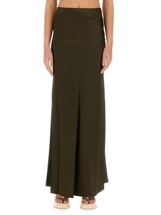 Staud Silk Skirt - Green
