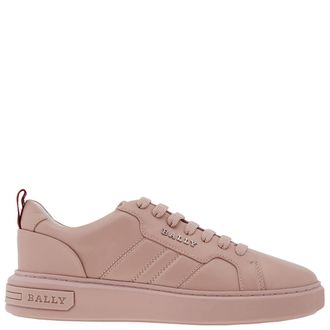 Bally Maxim Leather Low-Top Sneakers, Brand Size 37 ( US Size 6.5 )