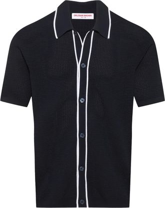 Orlebar Brown Roddy button-up overhemd - Blauw