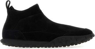 Jil Sander Black Slip On Sneakers