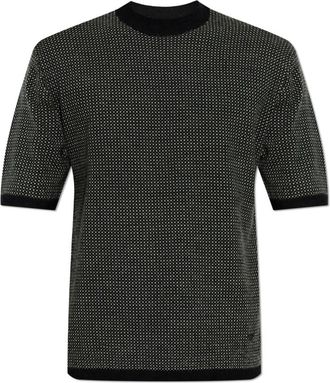 Emporio Armani Truien & Vesten, Heren, Grijs, M, Wol, Wollen trui