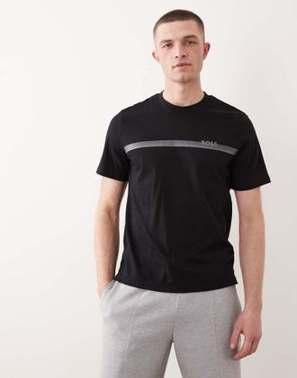 HUGO BOSS BOSS - Bodywear Authentic - T-shirt da casa nera-Nero