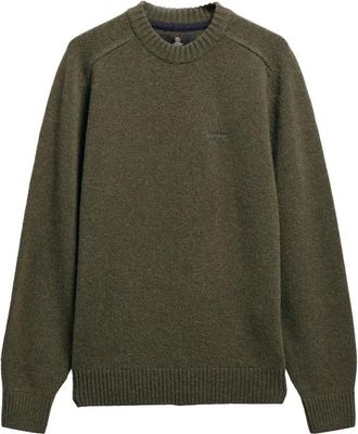 Barbour Newtown Crew - - Knitwear - Uomo - Verde - 2XL