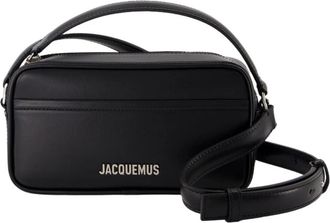 Jacquemus The Baneto Camera Bag - Heren - Handtassen - Zwart - ONE Size - Katoen - Tassen