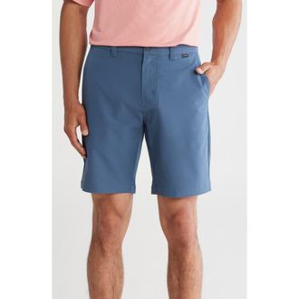 Travis Mathew Mens Switchbacks Hybrid Shorts in Vintage Indigo/Black at Nordstrom Rack, Size 38