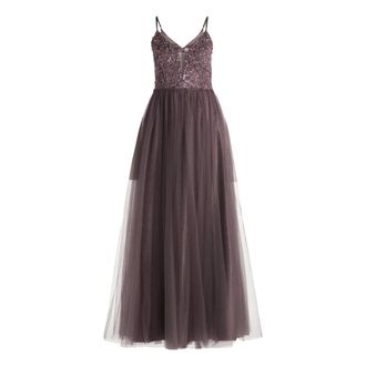 Vera Mont Dames, Jurken, Paars, Maat: XL