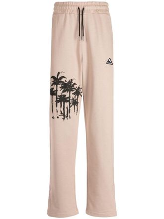 Mauna Kea logo-appliqu&eacute; cotton track pants - Brown