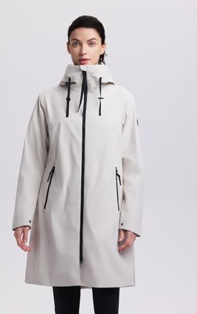 Icepeak Funktionsmantel ICEPEAK ABENSBERG, Damen, Gr. 36, powder, Obermaterial: 100% Polyester. Futter: 100% Polyester, M&auml;ntel Funktionsmantel