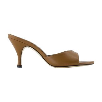 Aeyde Samia Pumps - Dames - Muiltjes - Bruin - 36 EU - Leer - Schoenen