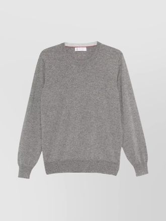 Brunello Cucinelli cashmere ribbed crew-neck sweater