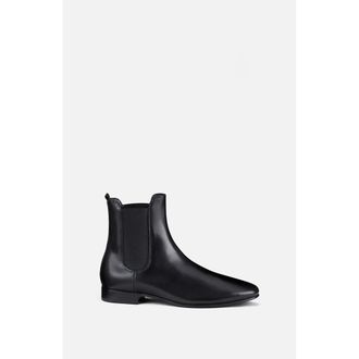 AGL Maena leather ankle boot with elastic in Black at Nordstrom, Size 40.5