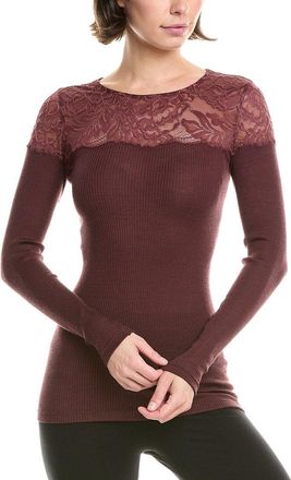 Hanro Hanro Maria Wool & Silk-Blend Ribbed Turtleneck