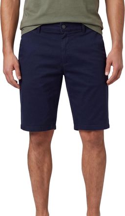 Brax Brax chino shorts donkerblauw katoen elastaan
