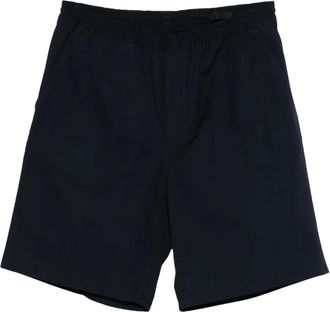 Prada Shorts met elastische tailleband - Blauw